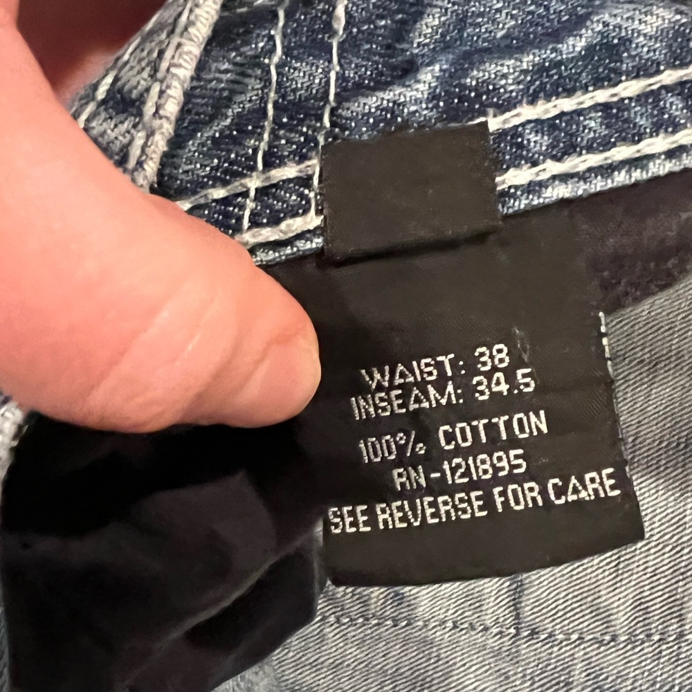 Men’s Vintage Affliction Cooper Distressed Rugged & Stylish Jeans - Picture 6 of 10